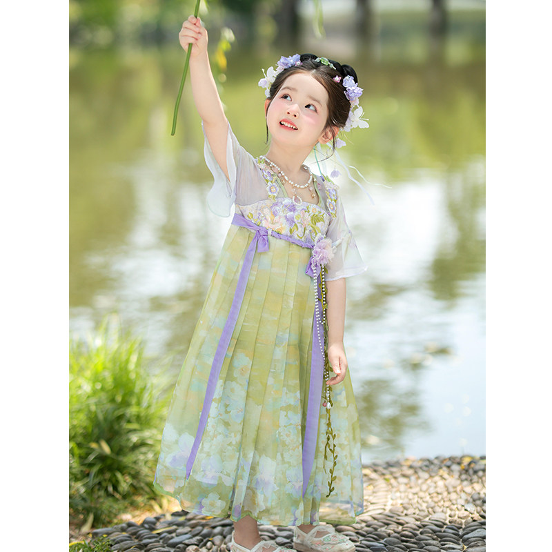 女童汉服2026新款夏季唐制超仙