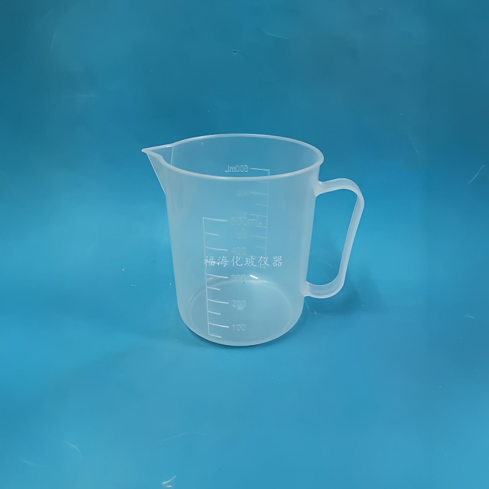 刻度杯塑料量杯500ml耐酸碱量杯取样杯PP材质量杯