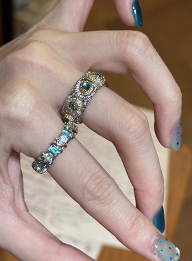 中古Vintage帕拉伊巴锆石戒指