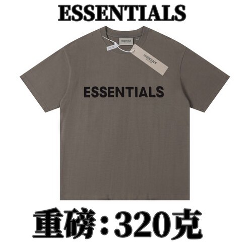 ESSENTIALS纯棉字母高街情侣短袖