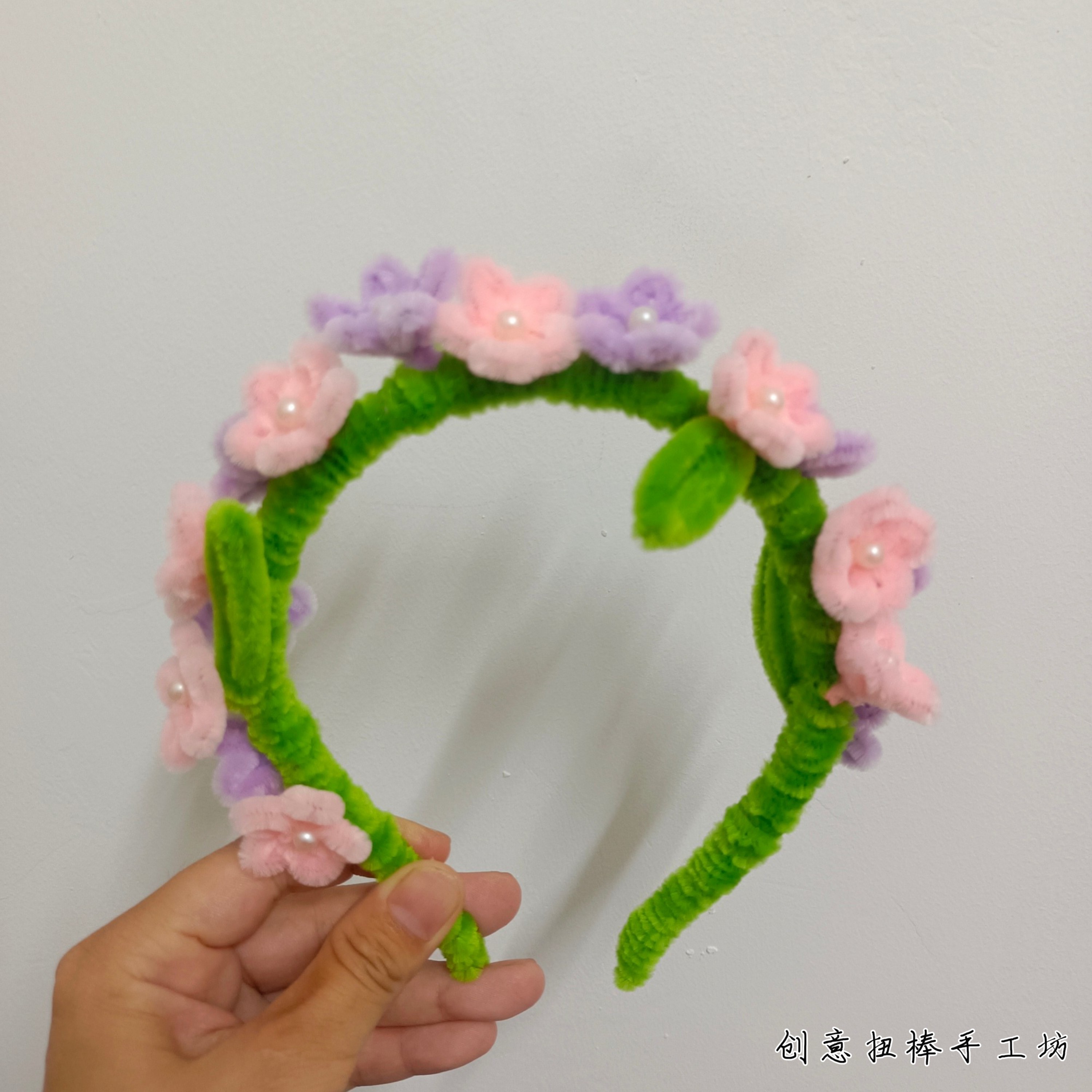 网红高颜值成品扭扭棒发箍配件耳朵小花可爱呆萌六一礼物摆地摊,服饰配件/皮带/帽子/围巾,DIY编织材料包,淘宝优惠券,粉丝福利购,淘宝优惠卷