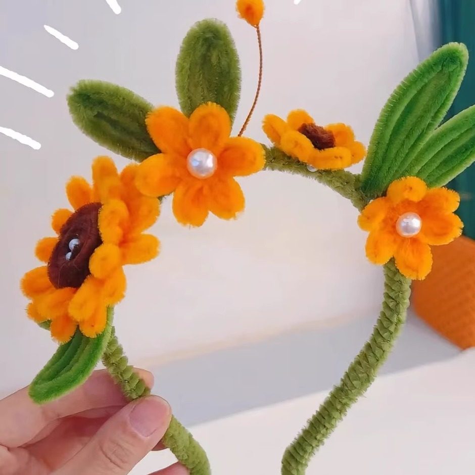 定制款DIY活动兔子幼儿园发圈