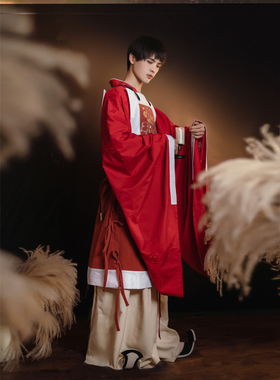 凤君南北朝裲裆褶裤复原风刺绣魏晋北魏武士如是观原创汉服正品