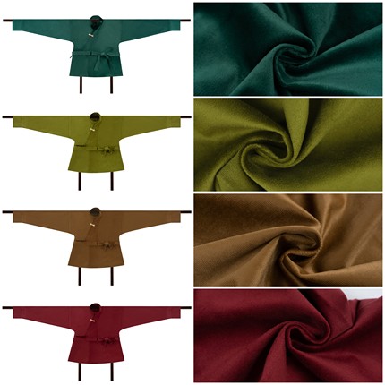 [汉服衣橱25]魏晋绒面曲领衫7破裙如是观原创汉服传统服饰非古装