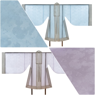 [汉服衣橱5]明制大氅定织暗纹布料复原氅衣传统如是观原创汉服