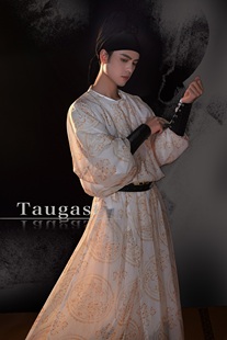 【桃花石】如是观原创汉服唐制圆领袍夏装仿南北朝圆领袍男女同款