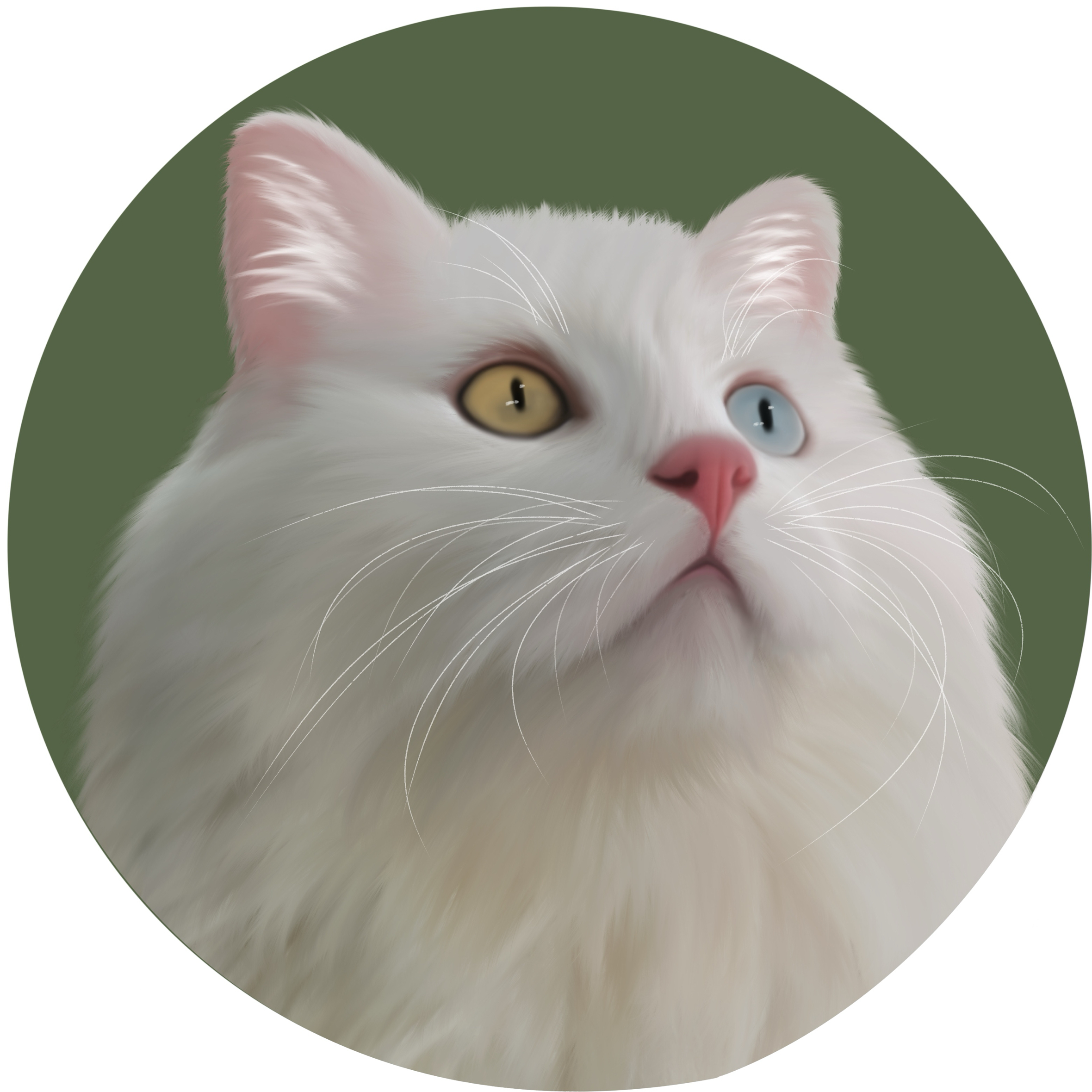 猫九定制 手绘小猫冰箱贴