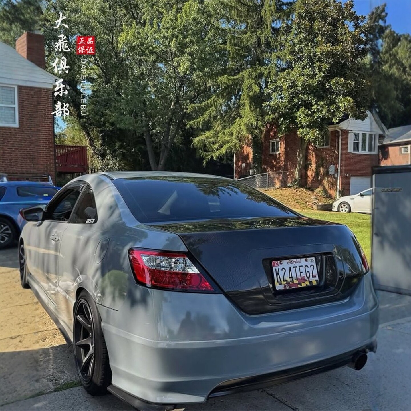 CIVICFG2SI改装碳纤维尾盖包围