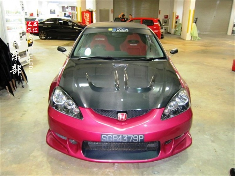 DC5RSX改装碳纤维机头盖大包围