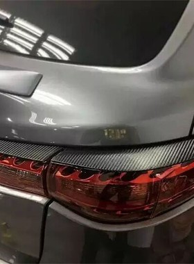 适用英菲尼迪FX35 碳纤维尾灯眉FX37 QX70改装大灯装饰FX50小包围