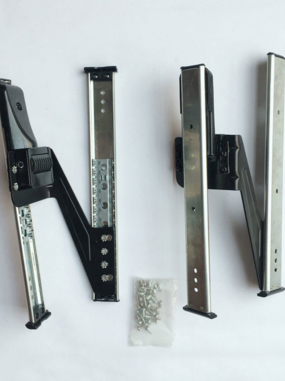 橱柜上翻门液压缓冲滑轨静音阻尼拉杆隐内藏吊柜壁柜支撑内推导轨