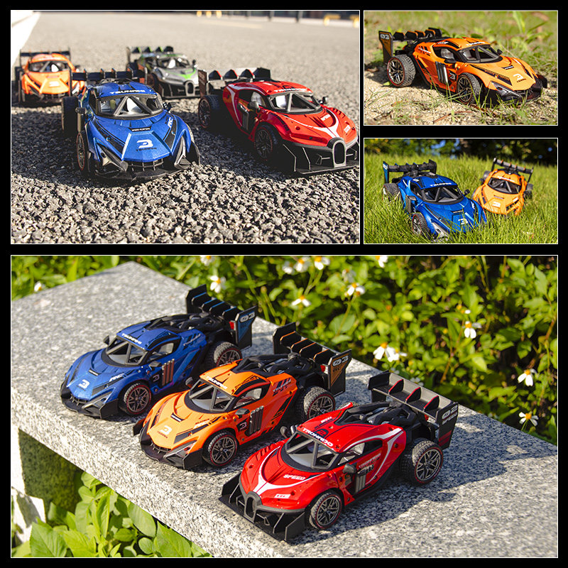 어린이와 소년을위한 원격 제어 자동차 4 륜 구동 레이싱 RC 합금 장난감 전기 전문 고속 드리프트 오프로드 차량 모델