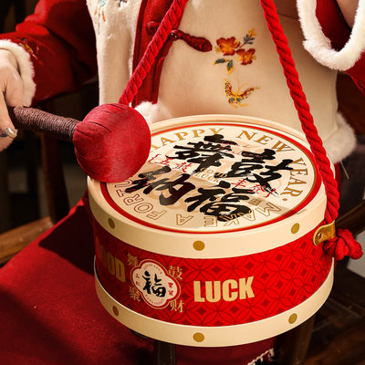 马年中式新年高级礼品盒空盒