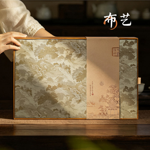 布艺6/8粒中秋月饼礼盒包装盒新款高档烘焙礼品盒子空盒企业定制
