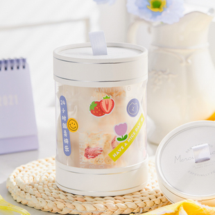 新年抱抱桶包装盒烘焙玛德琳雪花酥礼盒糖果曲奇饼干伴手礼盒子