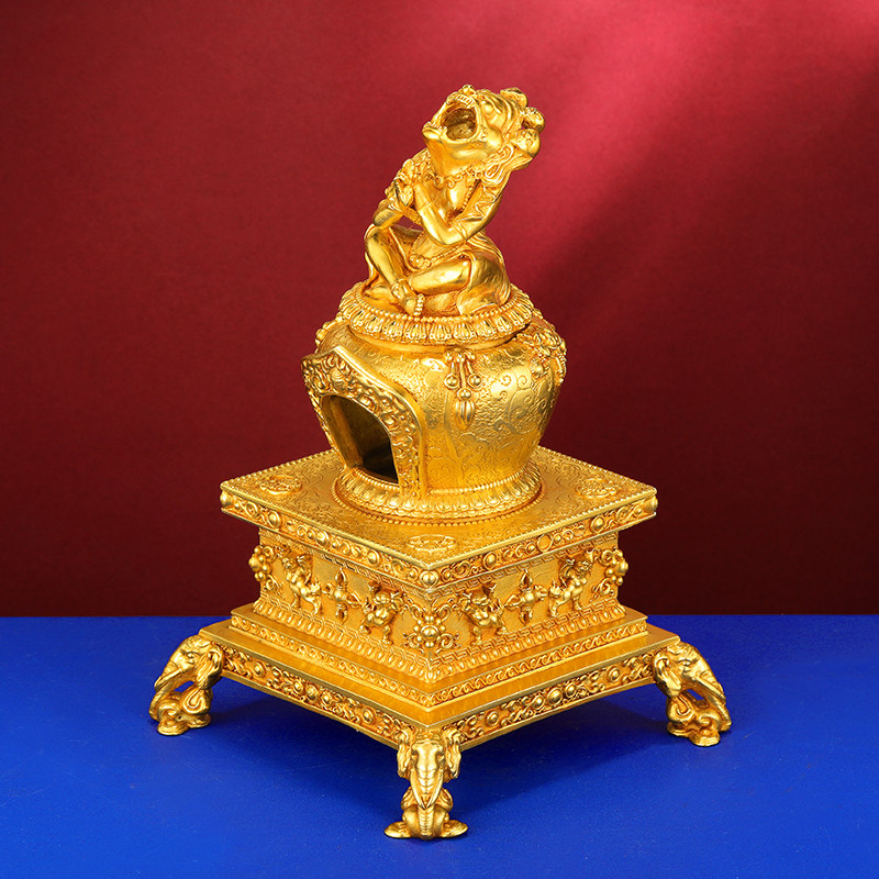 烟供食子香炉火供熏香炉家用煨桑炉家居摆件藏式护摩炉食子烟供炉