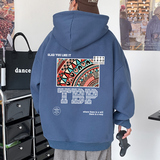 M009加绒FP65新款重磅连帽加绒卫衣港风复古宽松外套，男装卫衣，星座304A