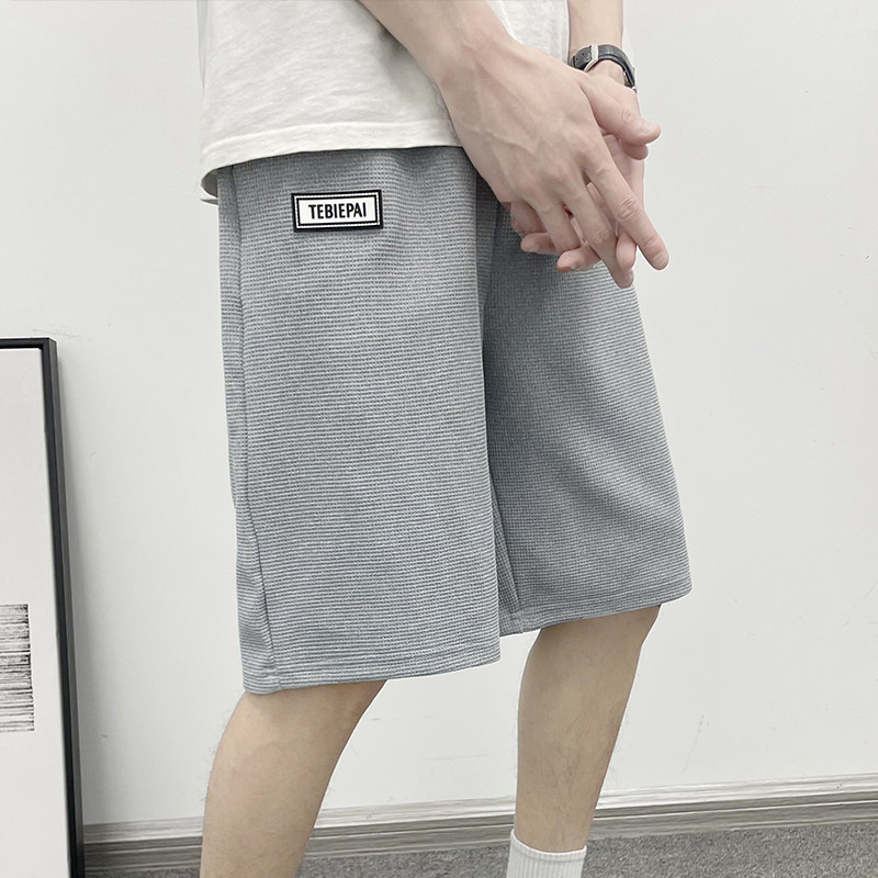 XZ304A-1-DCA夏季华夫格短裤男时尚运动百搭5分裤,男装休闲裤,星座304A