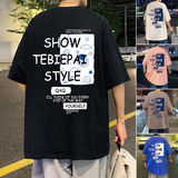 T685FP26新款vintage短袖T恤男纯棉半袖休闲体恤，男装T恤，星座304A