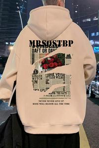 CM03FP60加绒65新款连帽加绒卫衣纯棉情侣帽衫休闲宽松