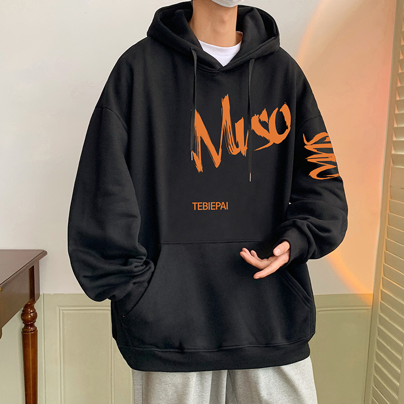 M008FP60加绒65新款含棉量100%连帽卫衣男帽衫情侣重磅外套,男装卫衣,星座304A