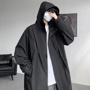 H186FP80新品户外冲锋衣夹克外套男休闲宽松纯色工装登山服外套图片
