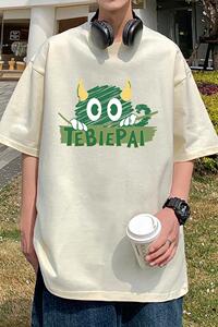 T695FP26新款短袖T恤男男装设计感打底衫重磅纯棉半袖上衣服图片