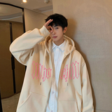 H179加绒F新款60%棉高街美式休闲加厚夹克加绒卫衣外套男，男装卫衣，星座304A