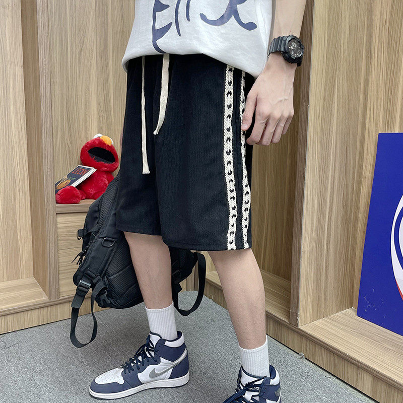 XZ304A-1-DA小众织带运动裤男宽松时尚运动潮流,男装休闲裤,星座304A
