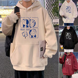 CM038FP60新款连帽卫衣帽衫宽松外套重磅卡通休闲衣服，男装卫衣，星座304A