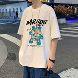 XZ304A-ST368A新款短袖男士潮牌港风t恤夏季新款时尚卡通潮流，男装T恤，星座304A