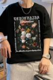 304A-T607P26短袖t恤男复古玫瑰印花圆领休闲纯棉体恤，男装T恤，星座304A