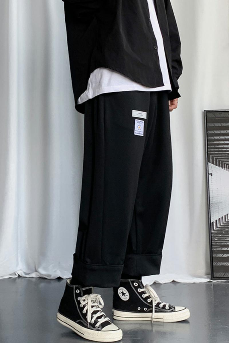 XZ304B-2-KZ516新款垂感加厚大直筒松紧腰西裤弹力高品质,男装休闲裤,星座304A