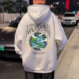 CM02FP60新款100%纯棉卫衣重磅连帽宽松套头上衣休闲外套，男装卫衣，星座304A