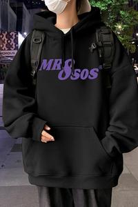 CM01FP60新款100%纯棉卫衣男情侣高级感外套重磅连帽卫衣宽松休闲,150cm小个子婚纱搭配图片