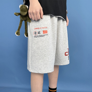 XZ304A-DA小众男士短裤潮流中裤宽松大码沙滩大裤衩图片