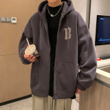 H183加绒FP75新款60%含棉量重磅加绒连帽卫衣开衫外套男，男装卫衣，星座304A