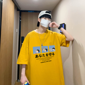 XZ304A-ST333A新款潮流短袖T恤男港宫崎骏风格潮牌图片