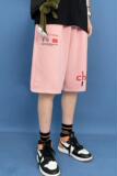 XZ304A-DK09CP36潮男士短裤小众中裤宽松大码沙滩大裤衩，男装休闲裤，星座304A