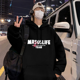 CM069FP60新款重磅纯棉连帽卫衣宽松休闲长袖上衣服美式潮牌外套，男装卫衣，星座304A