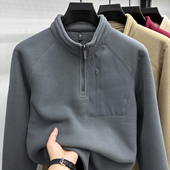 卫衣套头立领拉链男装 2025新款 男士 上衣中青年休闲百搭加绒卫衣男