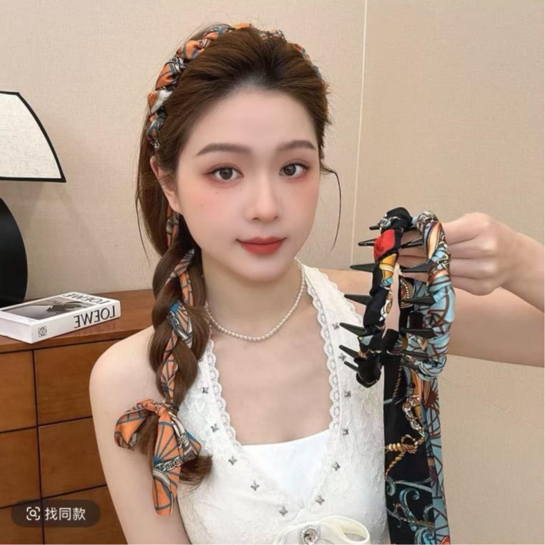 新款飘带发箍发带女绑发头箍