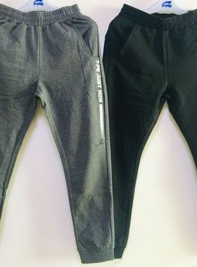 七波辉正品男童针织裤B37221新款休闲裤运动裤长裤型号145—175。