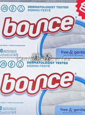 Bounce Fabric Softener Sheets邦氏清香型衣物柔顺香衣片