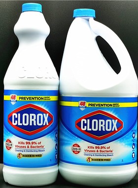 Clorox CleansDisinfects Whitens高乐氏原香柠檬香消毒漂白水
