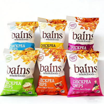 100g澳大利亚进口贝恩斯无麸质鹰嘴豆脆片Bains Chickpea Chips
