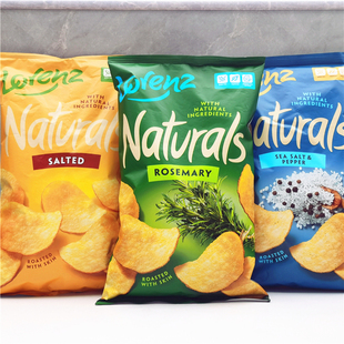迷迭香薯片海盐胡椒味土豆片 Chips劳仑兹原切红椒 Lorenz Potato