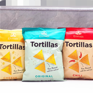 Enmajs Tortillas Cornflake进口恩美斯原味奶酪味玉米片120g