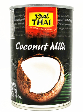 400ml Real Thai  Coconut Milk泰国丽尔泰罐装椰浆-烘焙原料