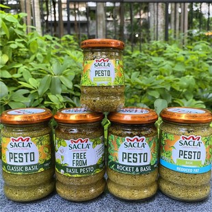 Sacla Basil Pesto Pasta Sauce意大利萨克拉罗勒派斯托意粉酱